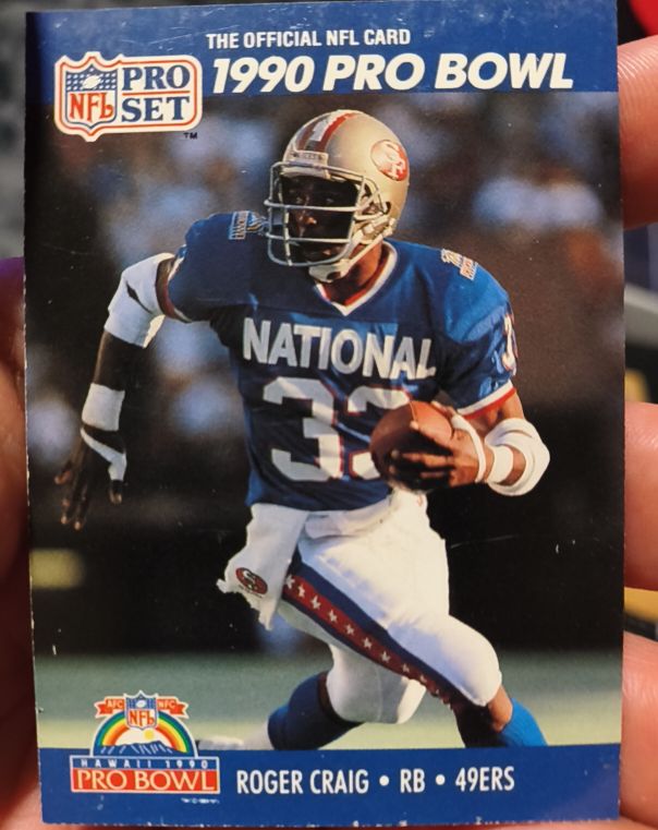 1990 Pro Set #385 Roger Craig — front