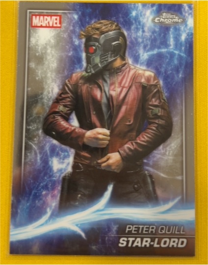 2025 Topps Chrome Marvel Studios #42 Peter Quill Star-Lord — front