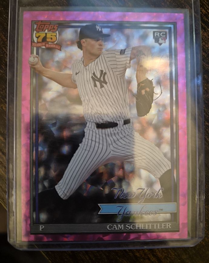 2026 Topps Series 1 #T91-86 Cam Schlittler — front