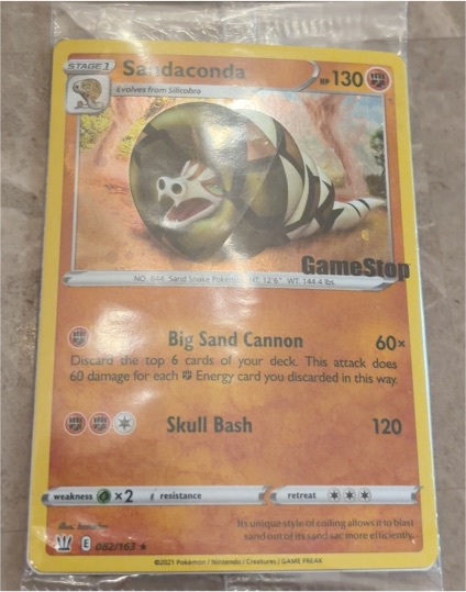 2021 Pokémon #082 Sandaconda — front