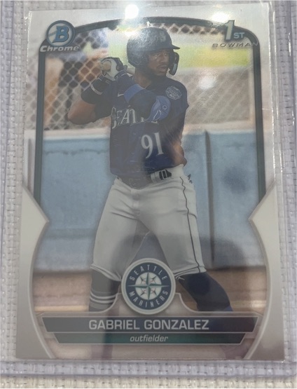 2023 Bowman Chrome Prospects #BCP-133 Gabriel Gonzalez — front
