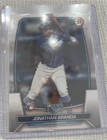 2023 Bowman #28 Jonathan Aranda — front
