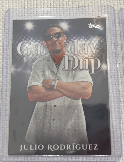 2025 Topps Series 1 Celebration #GD-13 Julio Rodriguez Gameday Drip — front