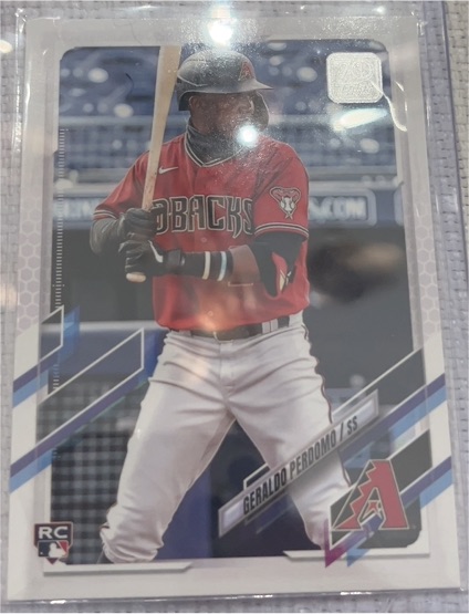 2021 Topps Update #US268 Geraldo Perdomo Rookie Card — front