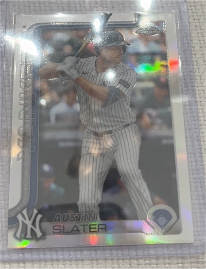 2025 Topps Chrome Update #USC137 Austin Slater — front