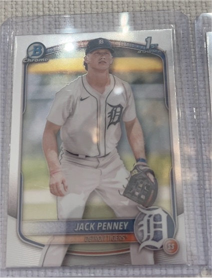 2025 Bowman Chrome #BCP-60 Jack Penney — front