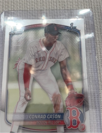 2025 Bowman Chrome #BCP-130 Conrad Cason — front