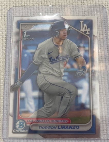 2024 Bowman Chrome #BCP-182 Thayron Liranzo — front