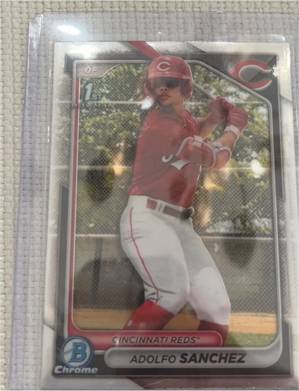 2024 Bowman Chrome #BCP-252 Adolfo Sanchez — front