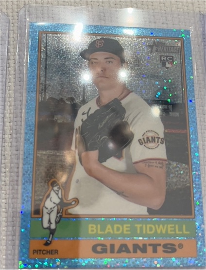 2025 Topps Heritage High Number #698 Blade Tidwell — front