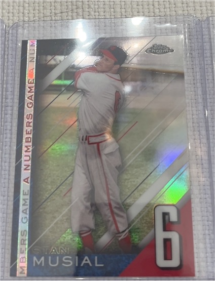 2020 Topps Chrome #NGC-11 Stan Musial A Numbers Game — front