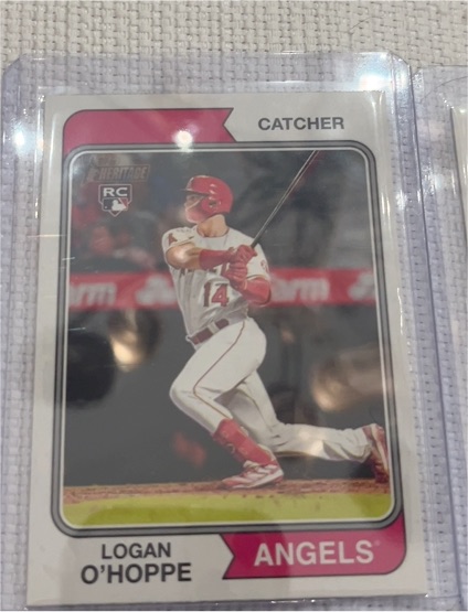 2023 Topps Heritage #318 Logan O'Hoppe — front