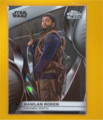2025 Topps Star Wars Smugglers Outpost #CB-52 Kawlan Roken Chrome Black — front
