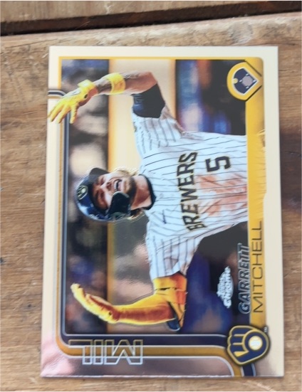 2025 Topps Chrome #28 Garrett Mitchell — front