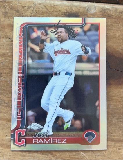2025 Topps Chrome #12 Jose Ramirez — front