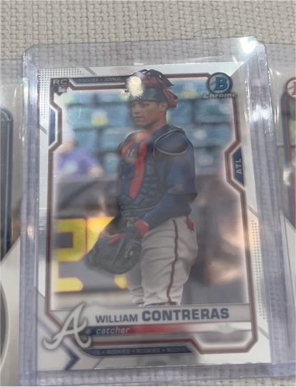 2021 Bowman Chrome #38 William Contreras — front