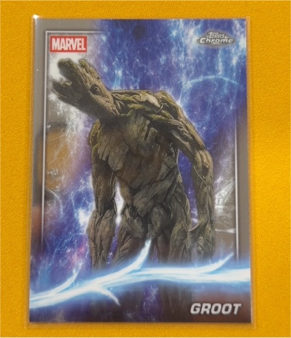 2025 Topps Chrome Marvel Studios #50 Groot — front