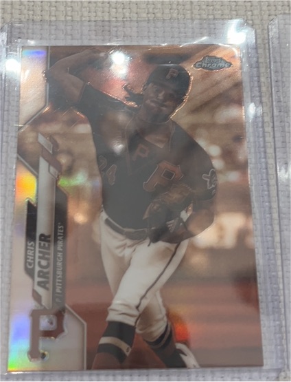 2020 Topps Chrome #54 Chris Archer Sepia Refractor — front