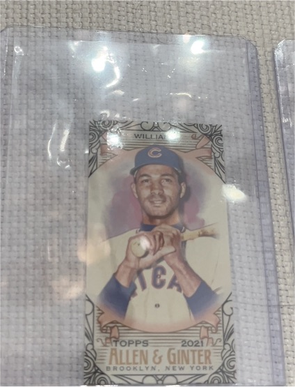 2021 Topps Allen & Ginter #224 Billy Williams — front