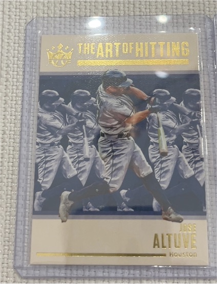 2021 Panini Diamond Kings The Art of Hitting #AOH-9 Jose Altuve — front