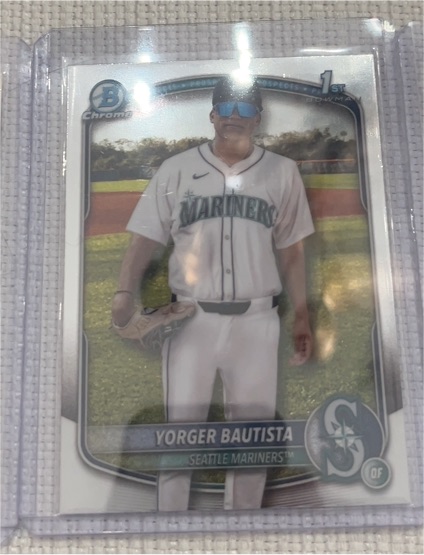2025 Bowman Chrome #BCP-194 Yorger Bautista — front