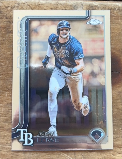 2025 Topps Chrome #111 Josh Lowe — front