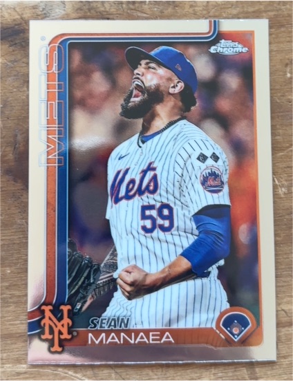 2025 Topps Chrome #287 Sean Manaea — front