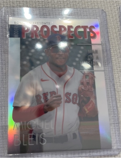 2023 Bowman Chrome Modern Prospects #MP-5 Miguel Bleis — front