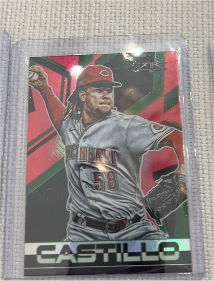 2021 Topps Fire #59 Luis Castillo — front