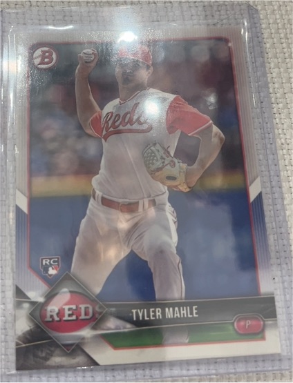 2018 Bowman #32 Tyler Mahle — front