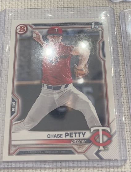2021 Bowman Draft #BD-49 Chase Petty — front