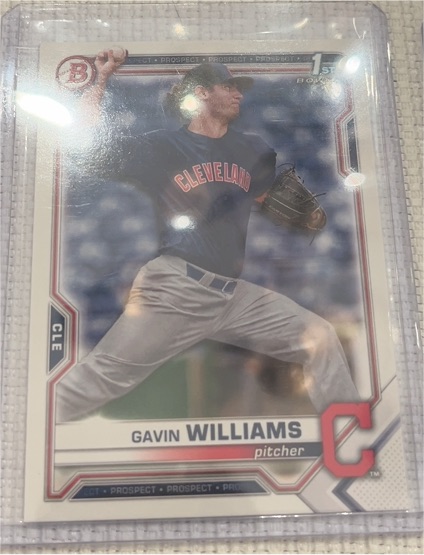 2021 Bowman Draft #BD-93 Gavin Williams — front