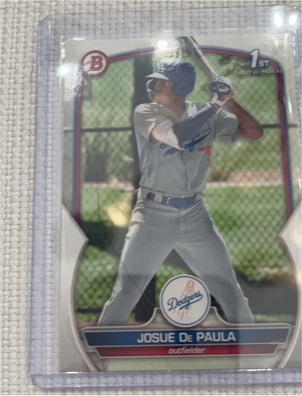 2023 Bowman Chrome #BCP-111 Josue De Paula — front