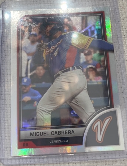 2023 Topps World Baseball Classic #34 Miguel Cabrera — front
