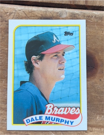 1989 Topps #210 Dale Murphy Atlanta Braves — front