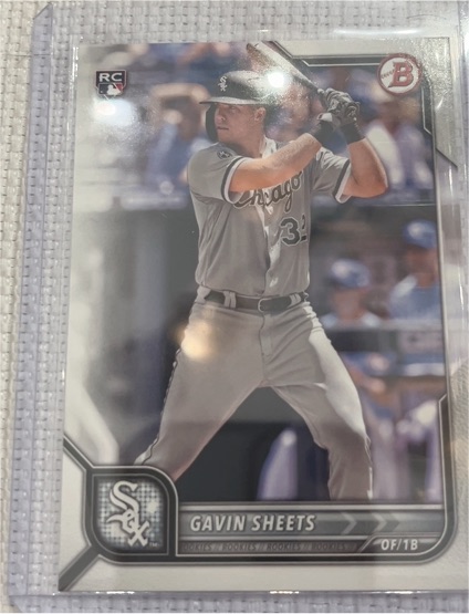2022 Bowman #60 Gavin Sheets — front
