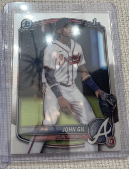 2025 Bowman Chrome #BCP-172 John Gil — front