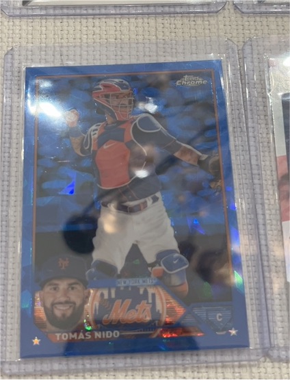 2023 Topps Chrome Update Sapphire Edition #USCS105 Tomas Nido — front