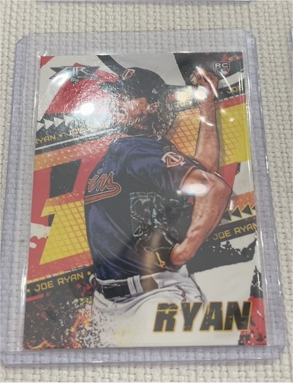 2022 Topps Fire #78 Joe Ryan Rookie Card Minnesota Twins — front