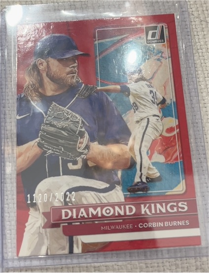 2022 Donruss Diamond Kings #21 Corbin Burnes — front