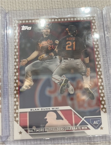2023 Topps Series 2 #499 Slam Dunk Win! Austin Hays Ryan McKenna — front