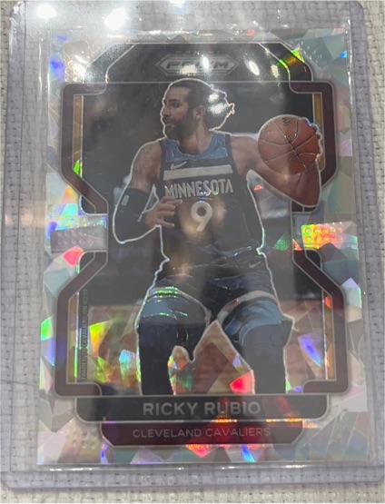 2021-22 Panini Prizm #96 Ricky Rubio — front