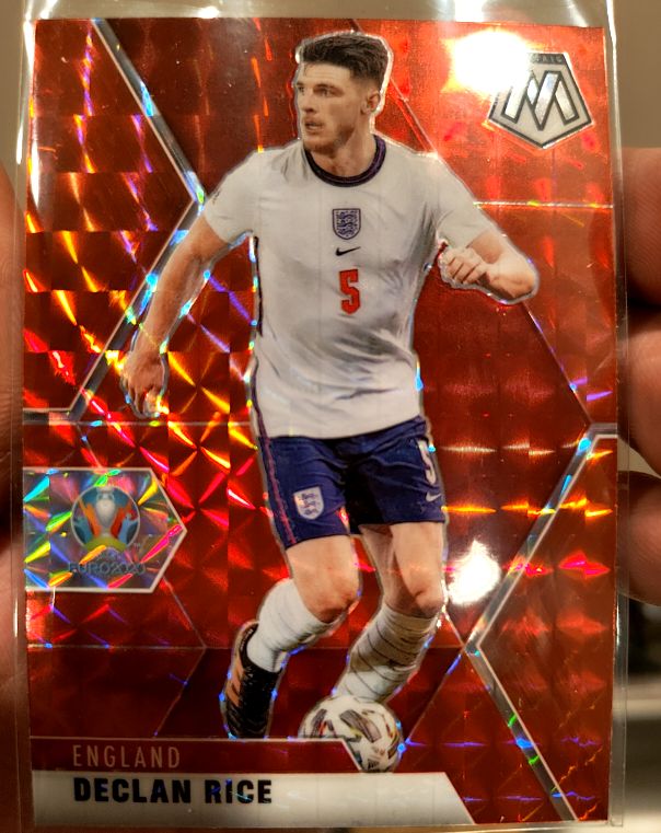 2021 Panini Mosaic UEFA Euro #107 Declan Rice — front
