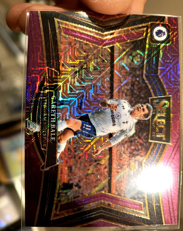 2024-25 Panini Select Premier League #Gareth Bale Purple Mojo Field Level — front