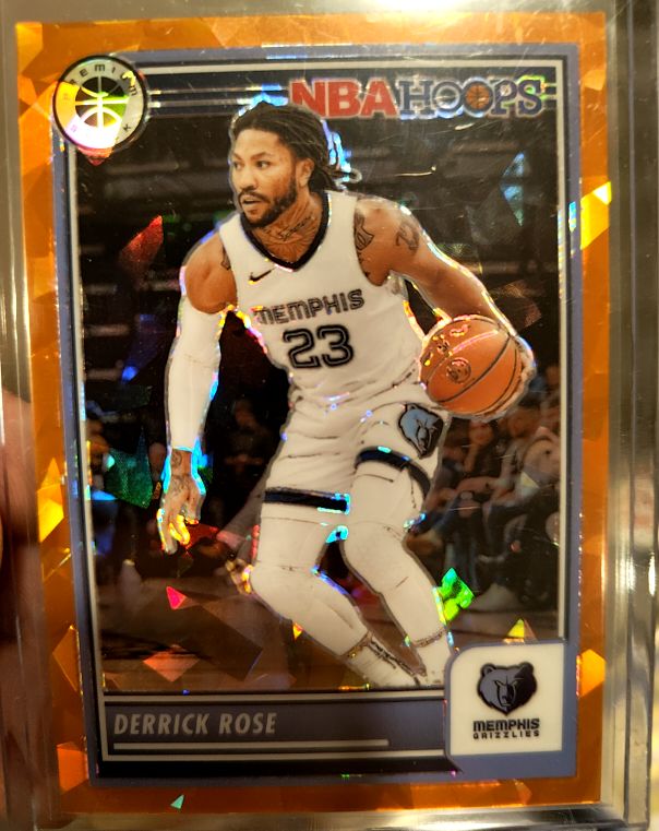 2023-24 Panini NBA Hoops Premium Stock #72 Derrick Rose — front