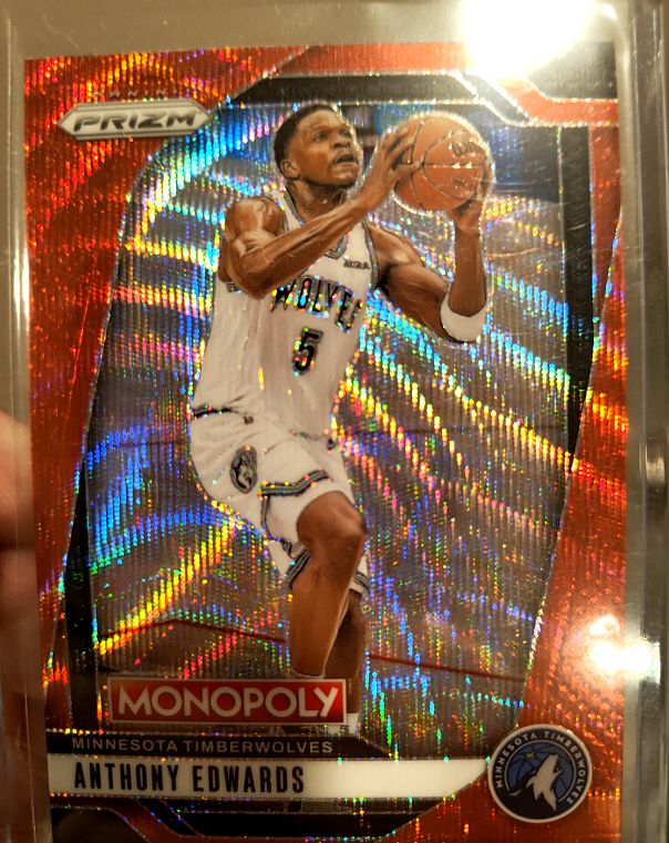 2024-25 Panini Prizm Monopoly #88 Anthony Edwards — front