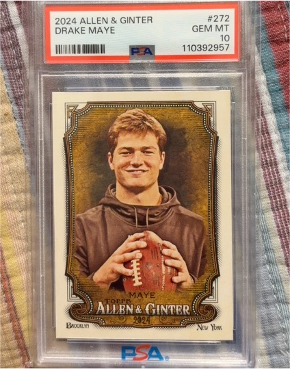 2024 Topps Allen & Ginter #272 Drake Maye — front