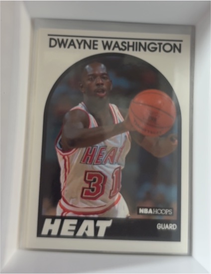 1989 NBA Hoops #101 Dwayne Washington — front