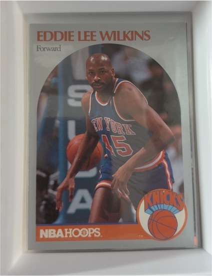 1990 NBA Hoops #211 Eddie Lee Wilkins — front