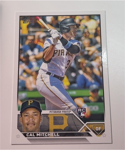 2023 Topps Series 1 #313 Cal Mitchell — front